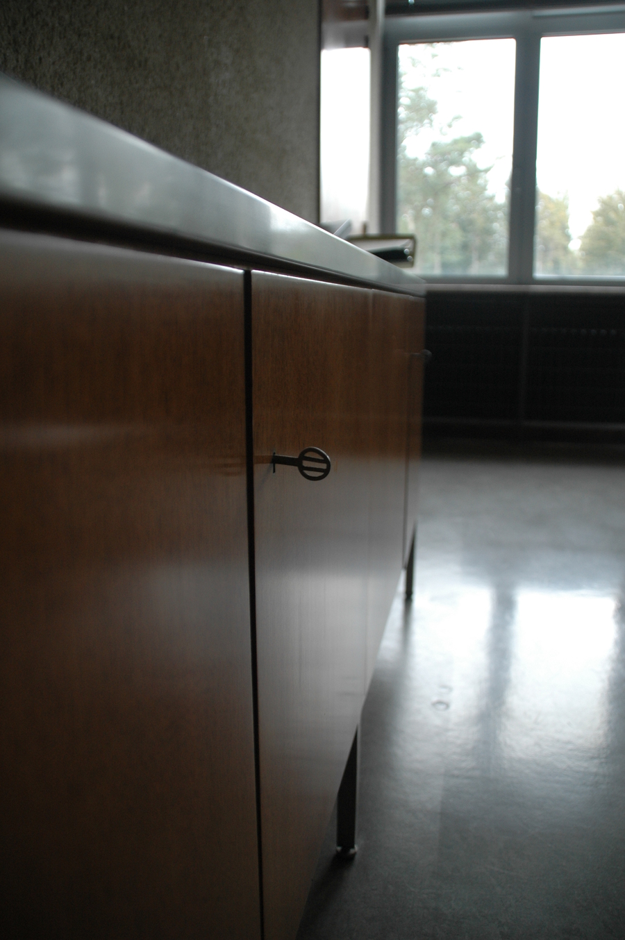 Kast in bureau districtsburgemeester